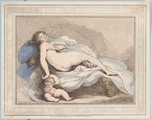 Slapende Venus en Liefde, 1799