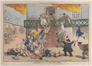 Sporten op een dorpskermis, 5 oktober 1810.