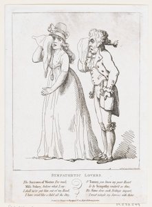 Sympathieke geliefden, 6 februari 1797 door Thomas Rowlandson