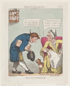 Belastinginner door Thomas Rowlandson