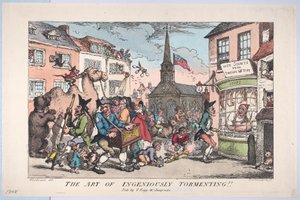 De kunst van het ingenieus kwellen door Thomas Rowlandson