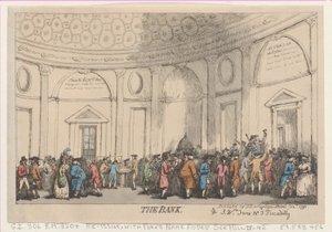 De bank door Thomas Rowlandson