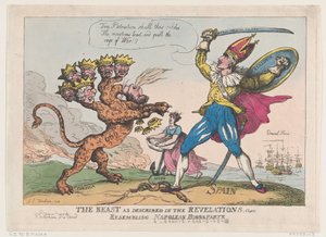 Het Beest Zoals Beschreven in de Openbaringen, Hoofdstuk 13, Lijkend op Napoleon Buonaparte, 22 juli 1808