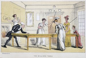 De biljarttafel in "Doctor Syntax