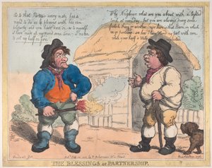De Zegeningen van Partnerschap, 28 juli 1805 door Thomas Rowlandson