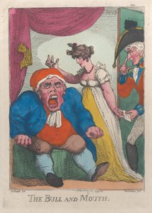 De Stier en de Mond door Thomas Rowlandson