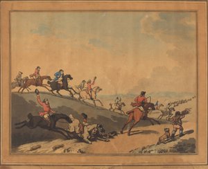 De jacht door Thomas Rowlandson
