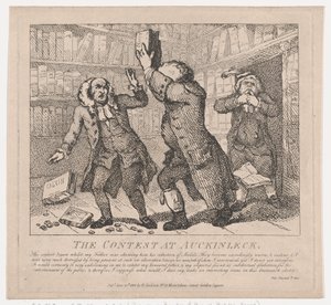 De Wedstrijd bij Auckinleck Pittoreske Schoonheden van Boswell, Deel Twee, 10 juni 1786 door Thomas Rowlandson
