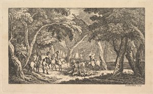 De dood - Vossenjacht - Een landschapsscène