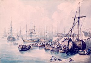 De ontscheping van de royalisten van Toulon
