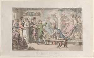 Het Familieportret, uit De Pastoor van Wakefield door Thomas Rowlandson