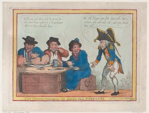 De Franse admiraal aan boord van de Euryalus, 11 december 1803