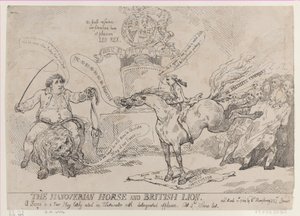 Het Hannoveraanse Paard en de Britse Leeuw, 31 maart 1784