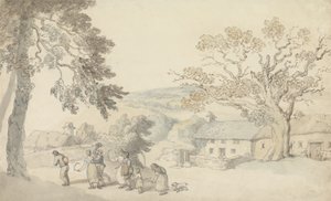 De Oogsters door Thomas Rowlandson