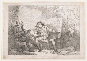 De historicus die de geest van een jonge schilder inspireert