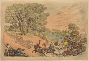 De jacht door Thomas Rowlandson