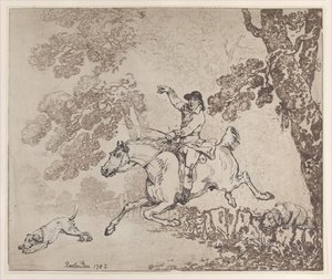 De Jager, 1785 door Thomas Rowlandson