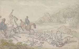 De moord door Thomas Rowlandson