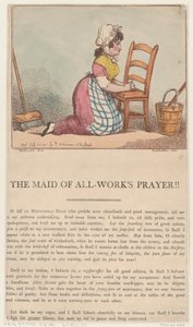 Het gebed van de dienstmeid!!, 25 juli 1801