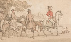 De militaire avonturen van Johnny Newcome door Thomas Rowlandson