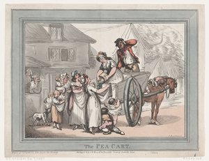 De Erwtenkar, 16 april 1788 door Thomas Rowlandson
