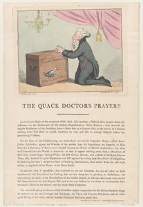 Het gebed van de kwakzalver!!, 30 juli 1801 door Thomas Rowlandson