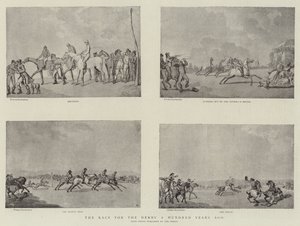 De Race voor de Derby honderd jaar geleden door Thomas Rowlandson