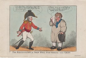 Het ontslag, of John Bull overweldigd door verdriet
