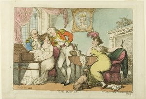 De rivalen door Thomas Rowlandson