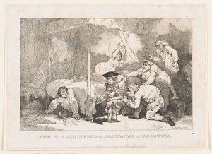 De trieste ontdekking; of: De onbeschaafde leerling door Thomas Rowlandson