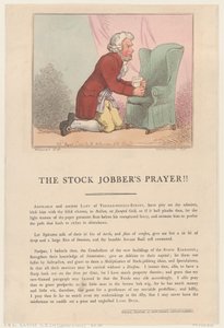 Het gebed van de aandelenhandelaar!!, 1 augustus 1801
