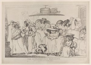 Het Aanvullende Tijdschrift, 1 januari 1786 door Thomas Rowlandson