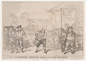 De Deserteur van Westminster Uit het Regiment Gedrumd, 18 mei 1784