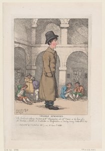 Thomas Simmons, 9 november 1807 door Thomas Rowlandson