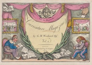 Titelpagina, Het karikatuurmagazine door G. M. Woodward, Vol. 4, 1809