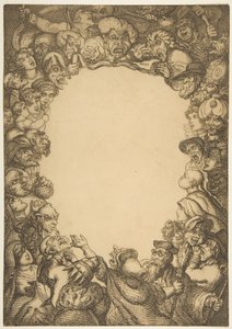 Titelpagina, The Caricature Magazine, or Mirror of Mirth door Thomas Rowlandson