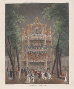 Vauxhall Garden, 2 oktober 1809 door Thomas Rowlandson