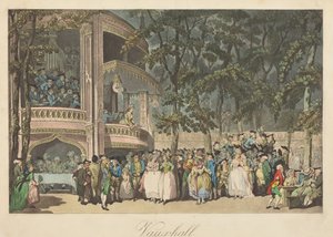 Vauxhall Gardens door Thomas Rowlandson