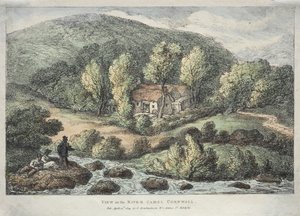 Uitzichten in Cornwall: Uitzicht op de rivier Camel, Cornwall