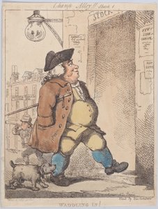 Waddling In!, 1 augustus 1799 door Thomas Rowlandson