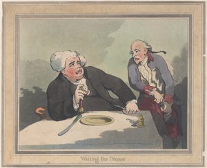 Wachten op het diner, 5 november 1792
