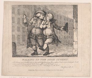 Wandelen op de High Street, Edinburgh Picturesque Beauties of Boswell, Part the F..., 15 mei 1786