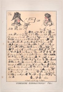 Yorkshire hiërogliefen, plaat 1, 8 maart 1809