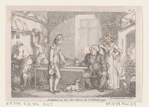 Jonge Adams gecatechiseerd door dominee Adams, uit De avonturen van Joseph Andrews