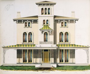Vooraanzicht voor Villa No.1, uit 