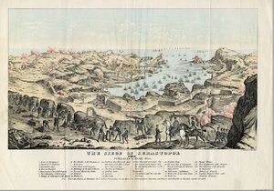 Het beleg van Sebastopol, 1855 door Thomas S. Sinclair