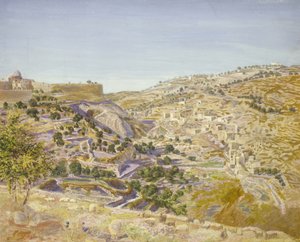 Uitzicht op Jeruzalem, 1854