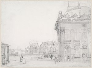 Île de la Cité vanaf het Institut, Parijs door Thomas Shotter Boys