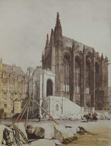 La Sainte Chapelle, uit Picturesque Architecture in Paris, gepubliceerd in 1839 door Thomas Shotter Boys