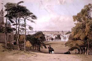 Londen vanaf Greenwich, uit 